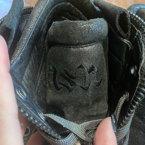 ASH high top metallic sneakers size 7 - Picture 8 of 9